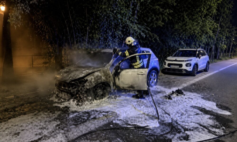 Cetinje: Zapaljena dva automobila tokom noći